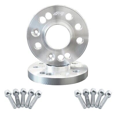2 distanziali alluminio 18mm 5x112 con bulloneria Classe A