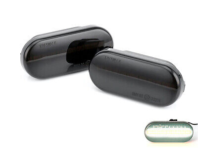 Kit Freccia Laterale a Led Side Marker Lente Nero Fume Luce Bianco PerGolf 3