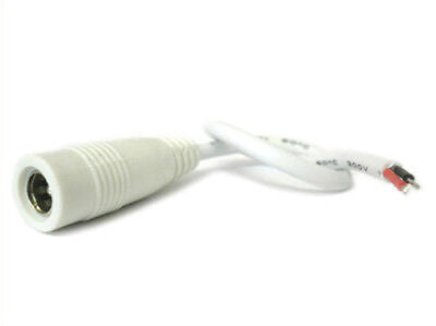 2 PZ Connettori Spinotto Femmina DC Diametro 55mm x 21mm Per Alimentatore
