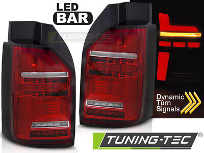 LED BAR TAIL LIGHTS RED WHITE SEQ fits T6 15-19 OEM BULB