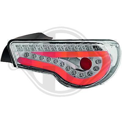 Coppia Fari Fanali Posteriori Tuning LED LTI GT86 2012 > cromo cromati