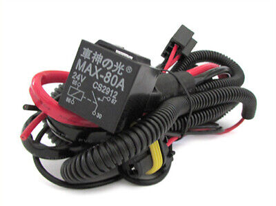 Cablaggio Rele Relay 24V 80A Stabilizzatore Corrente Per Lampada Xenon H7 H1 H3