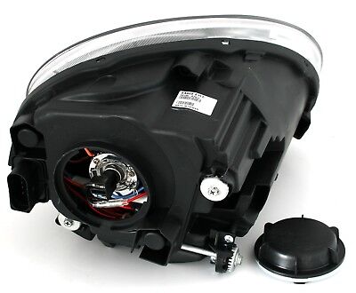 Coppia Fari Fanali Anteriori Tuning Beetle 5C 2011-2015 NERI Alogeni H7