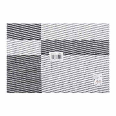 4 Pezzi Tovagliette in PVC+Poliestre Antiscivolo Impermeabilie Resistente al