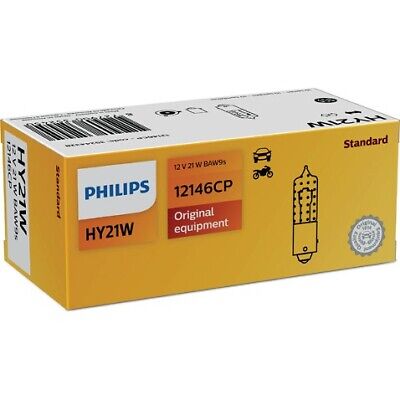 LOTTO DI 10 PEZZI Philips HY21W 12V21W BAW9s CP