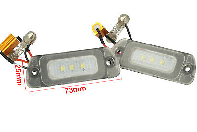 Kit Luci Targa Led Benz Classe R W251 ML W164 GL X164 12V 3W ResistenzA