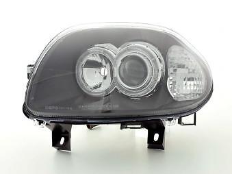 Coppia Fari Fanali Anteriori Tuning Clio B 98-01 nero