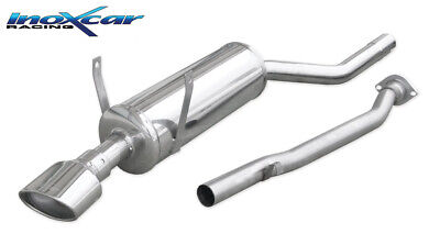 E36 318IS (140CV) 1992-- Posteriore con uscita singolaovale 120×80 mm