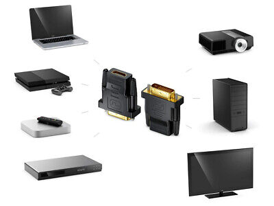 Convertitore Adattatore Da HDMI Femmina a DVI Maschio HDTV 4K Ultra HD Full