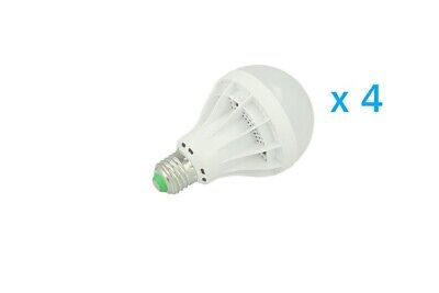 4 PZ Lampade LED E27 Globo Opaca Sfera G85 15W Diametro 85mm Bianco Freddo <p