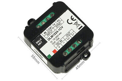 Dalcnet DLM1224-1CV Led Dimmer Master Slave Amplificatore PWM 12V 24V 10A
