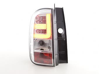 Coppia Fari Fanali Posteriori Tuning LED LTI Duster 10- cromato