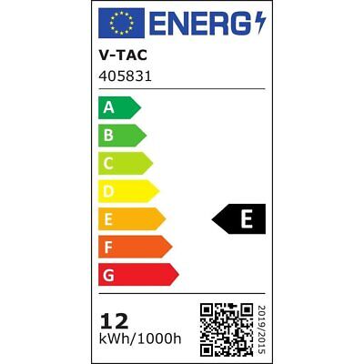 Lampada LED da Specchio Bagno 10W 1530LM Colore Nero 3000K 610X100X75mm IP65
