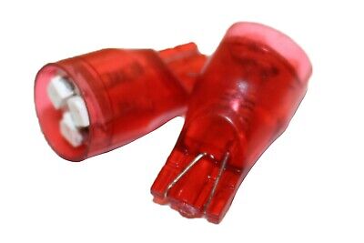 Coppia 2 Lampade Led T10 Con 3 Smd 3528 Colore Rosso Red 12V 0,2W <p>