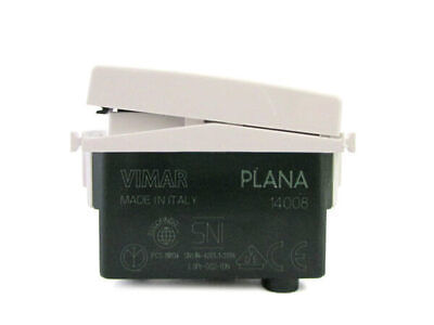 Interruttore Pulsante NO Normalmente Aperto Vimar Plana 14008 1P 10A 250 Vac