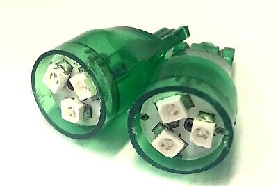 Coppia 2 Lampade Led T10 Con 3 Smd 3528 Colore Verde Green 12V 0,2W <p>