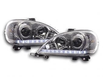 Coppia Fari Fanali Anteriori Tuning Dayline Luci Diurne classe M  W163