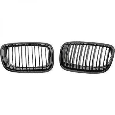Calandra griglia TUNING X5 X6 07-13 anche LCI M-look nera opaca doppio liste