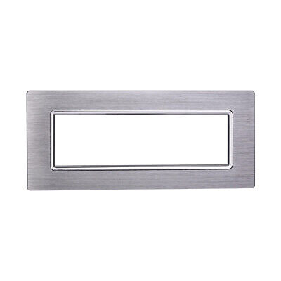 ETTROIT Placca In Alluminio Serie Space 7P Colore Silver Lucido Compatibile Con