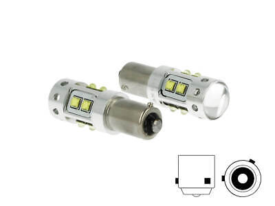 Lampada Led H21 BAY9s H21W 12V 50W Bianco Freddo 10 Smd Cree Piedini Sfalsati