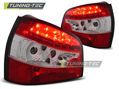LED TAIL LIGHTS RED WHITE fits A3 09.96- 08.00