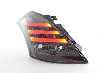 Coppia Fari Fanali Posteriori Tuning LED LTI Swift Sport 2011-2013 nero