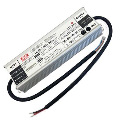 MeanWell HLG-240H-24A Alimentatore Led Driver IP67 240W 24V 10A Input 220V e