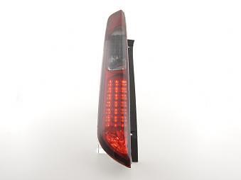 Coppia Fari Fanali Posteriori Tuning LED Focus 2 5 porte 04-08 rosso/nero
