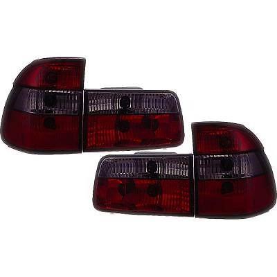 Coppia fari fanali posteriori TUNING Serie 5 E39 95-00 rosso nero Touring 4