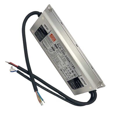 MeanWell ELG-200-24DA-3Y Alimentatore Dimmerabile DALI IP67 200W 24V 8,4A Input