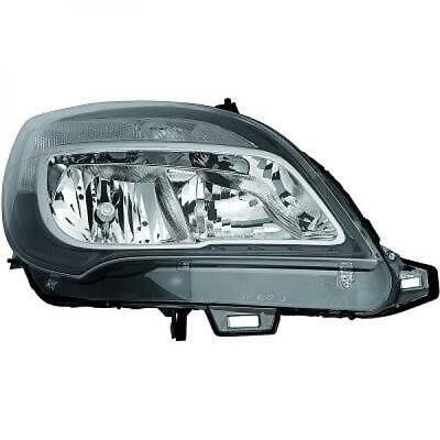 Faro anteriore sx MERIVA 14- con motor reg el DEPO H7/H1 cromato