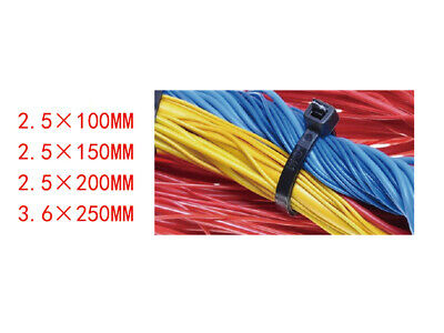 100 Fascette Plastica Colorati Elettricista Misure 100mm 150mm 200mm 250mm