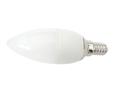 Lampada A Led E14 C37 6W Bianco Caldo Forma Goccia Oliva Candela 240 Gradi 220V
