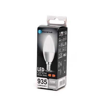Lampada Led E14 C37 10W 935LM 6500K 37X110mm <ul><li><strong>Lampada