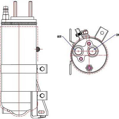 ASCIUGATRICE COMPATIBILE CON FORD TRANSIT VI