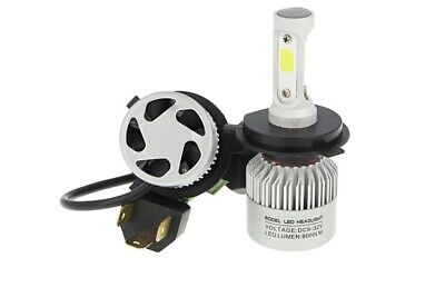 Kit Full Led Cob H4 30W Con Ventilatore 12V 24V Attacco Smontabile All In One