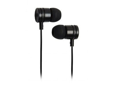 Auricolari analogici  con Filo Jack 3,5mm Cuffia Microfono Cavo 1,2M Nero