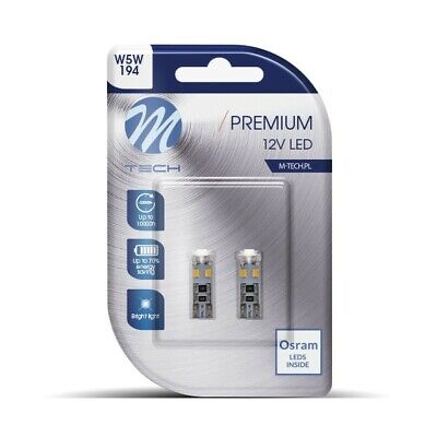 coppia lampade Lampada Led Blister 2x LED L312 W5W 8xSMD3528 CANBUS bianco