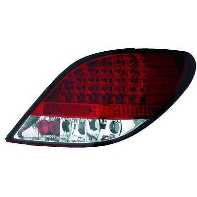 Coppia fari fanali posteriori TUNING 207 06-12 berlina 3/5 pt LED ROSSO