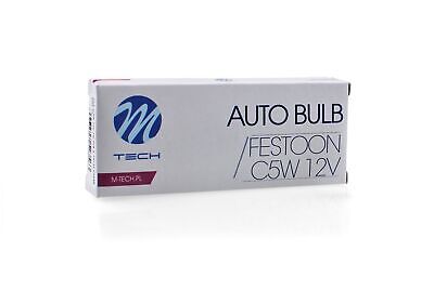 LOTTO DI 10 PEZZI Lampada M-TECH C5W 12V/5W T11x36 SV8.5
