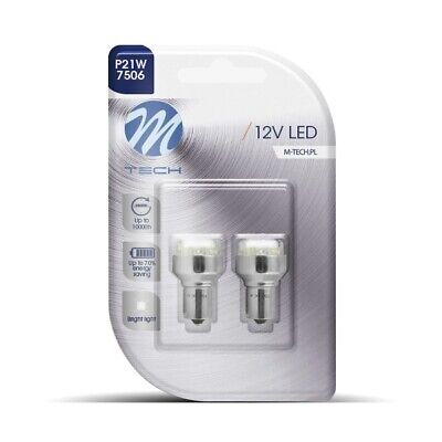 Blister 2x LED L034 BA15s 12LED 5mm bianco