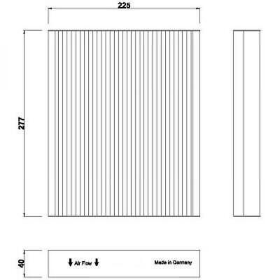 Filtro abitacolo al carbone attivo GALAXY/Mondeo/S-Max