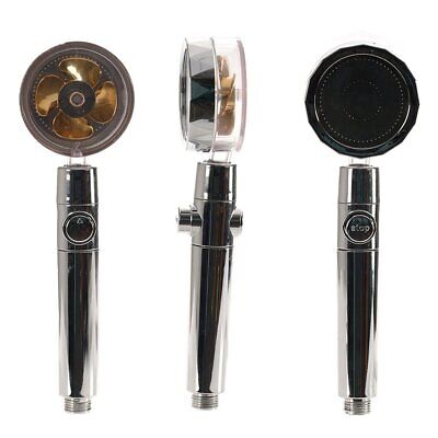 Cornetta Soffione Doccia 8cm con Rotazione 360 Interruttore STOP Inclinazione