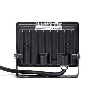 Faro Led RGB Floodlight 20W Con Telecomando IP65 Slim Carcassa Nera <ul>