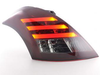 Coppia Fari Fanali Posteriori Tuning LED LTI CCFL Swift 2011- rosso/nero