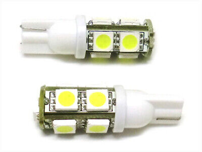 COPPIA 24V Lampade Lampadine  Led T10 W5W 9 Smd Bianco Luci Posizione Camion