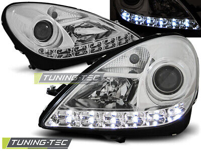 HEADLIGHTS DAYLIGHT CHROME fits R171 SLK 04-11