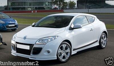 Megane III Coupe Coppia Minigonne Laterali Tuning maxton vetroresina 08>