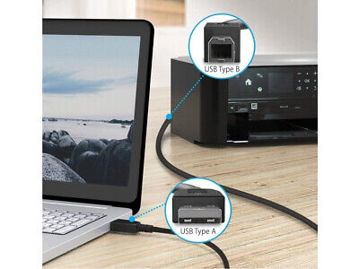 Cavo Stampante USB 5 Metri <ul><li>Cavo A e B</li><li>Si connette tramite