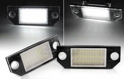 Kit Set Coppia Luci Plafoniere Targa Tuning FOCUS MK2 C-MAX I 24 LED smd